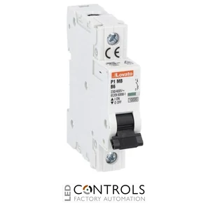 P1MB1PB08 - MINIATURE CIRCUIT BREAKER 1P CURVE B 8A