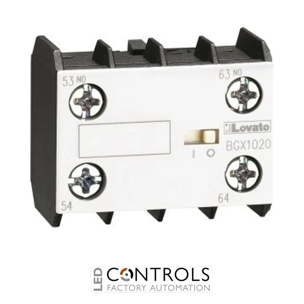 11BGX1004 Lovato contactor auxiliary contacts screw terminal 4nc