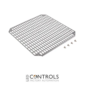 8120752 Fibox MPP ARCA 3030 Mounting plate perforated (250x250x2 mm - 26x11 mm) Galvanized steel. for size 300x300x210