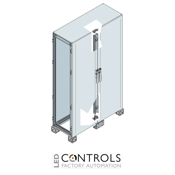 ES1814K ABB IS2 Double Blind Door Cabinet 1800 x 1000 x 400 mm