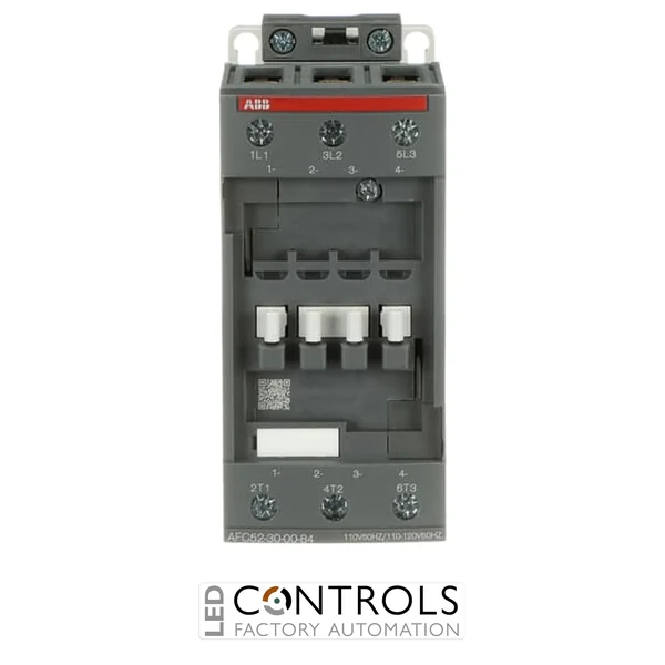 1SBL361001R8400 ABB AFC52-30-00-84 3 Pole Contactor 3NO 0 Auxiliary Contacts 110V 50Hz 110-120V 60Hz