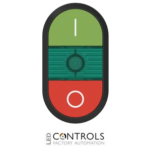 1SFA611131R1102 ABB MPD2-11G Green Double Pushbutton Operator
