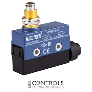 EMAS MN3PUM9 EMAS MN3 MINI SWITCH W THICK&LONG METAL PLUNGER 1CO