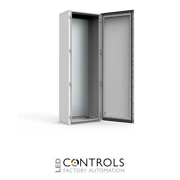MKS18064HP nVent Hoffman Floor stand., 1800x600x400, Compact encl., 1-door, with MP, mild steel, IP66