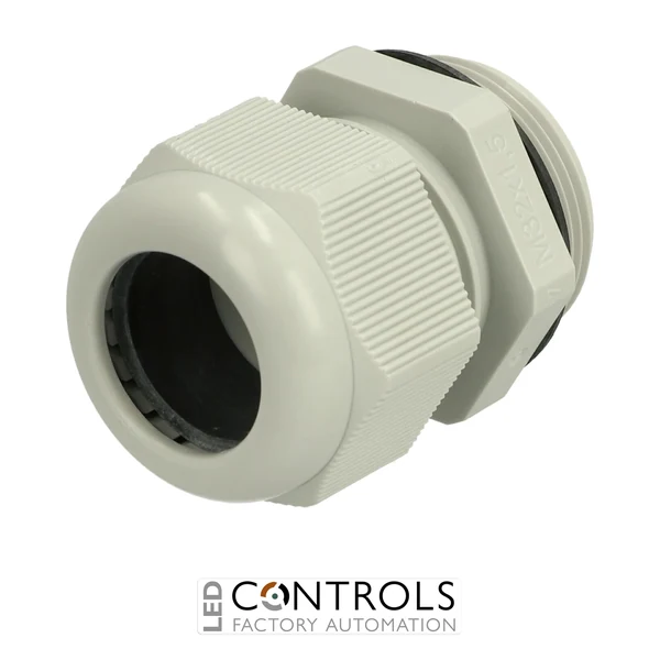 7016404 Fibox GPA M32 Cable gland (IP 68 - 5 bar), M32x1,5 for cable 15-21 mm