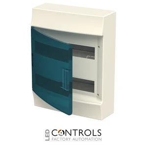 1SPE007717F0520 ABB 41P12X22 MISTRAL41W IP41 Wall-Mounted Distribution Enclosure 24 Module Transparent Door - image 2
