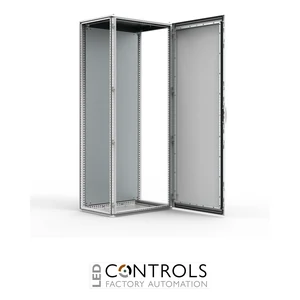 MCS22088HP nVent Hoffman Modular Single Door Mild Steel, MCS-HP, 2200x800x800mm, Light Gray, Mild Steel