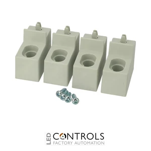 8120835 Fibox WMKQ50M Plastic Wall mounting lugs set for 5070-8060 Adds 50 mm between wall and cabinet