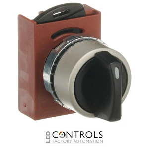 1SFA184150R9006 ABB P9MSMI5N Black 2-Position Selector Switch - image 3