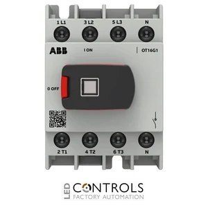 1SCA163369R1001 ABB OT16G1-4BQN2 Switch-disconnector OT Plus 16 A, size G1, 4-pole, incl. handle - image 2
