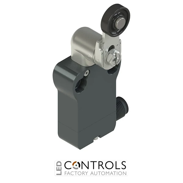 NB B112KB-DMK Pizzato Modular prewired switch with adjustable straight metal revolving lever roller