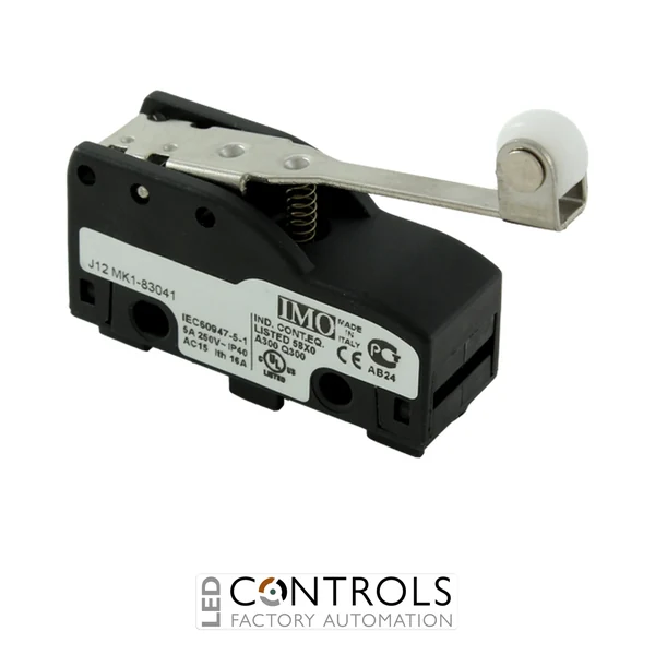 MSSTC11DA40 IMO Microswitch, Screw Terminals Roller Lever 47.5mm