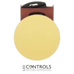 1SFA184063R9003 ABB P9MET4GN1 P9M 40 mm Yellow Maintained Pull-Release Mushroom Pushbutton