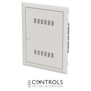 2CPX031390R9999 ABB UK620MV UK600 Flush-Mounted Ventilated Multimedia Enclosure 2 Row 24 Module RAL 9016 IP30 - image 2
