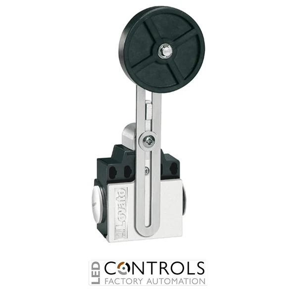 KNF4S02 - ADJ RUBBER ROLLER LEVER 2 ENTR. L/S 2NC