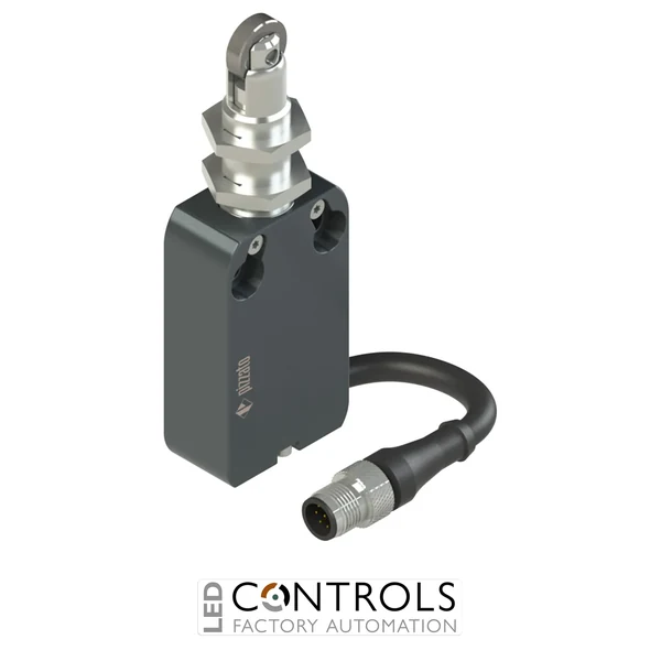 NA B120FB-DM0.2 Pizzato Modular prewired switch with plunger with roller and M12 threaded bearing