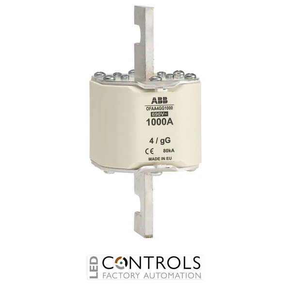 1SCA022776R1000 ABB 1000A 690V HRC aM DIN Size 4 Fuse Link