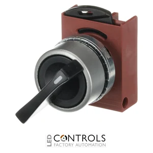 1SFA184387R9006 ABB P9MSVZ5N 3-Position Black Long-Handle Selector Switch - image 2