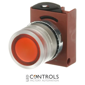 1SFA184495R9109 ABB P9MPLAGD Orange Illuminated Momentary Pushbutton - image 2