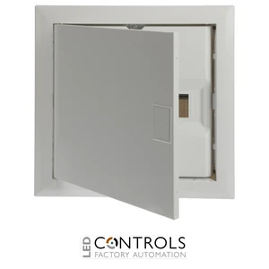 2CPX077840R9999 ABB UK612E2 Flush-Mounted Consumer Unit 12 Modules with Door and N/PE Terminals IP30 RAL9016