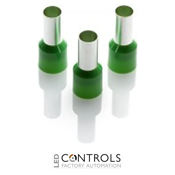 CEF1612G Partex FERRULE 16mm GREEN SINGLE (100)