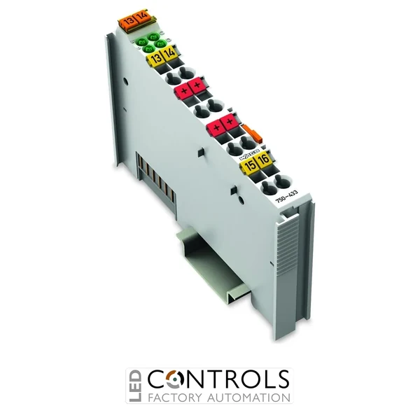 Wago 750-432 4Di, 24 Vdc 3ms 2-Wire