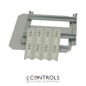 8120763 Fibox DRS ARCA 303021 DIN rail frame set 2 rows x 11 modules, for size 300x300x210