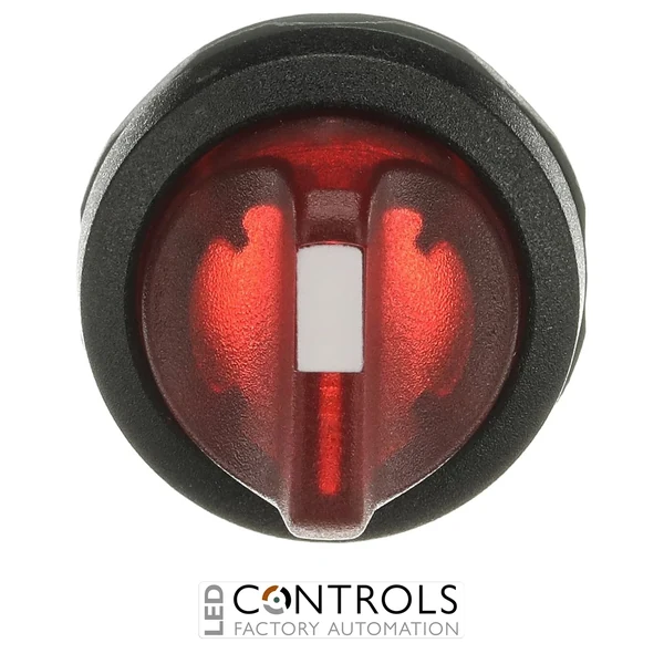 1SFA611202R1101 ABB M2SS3-11R Red Illuminated 2-Position Momentary Selector Switch