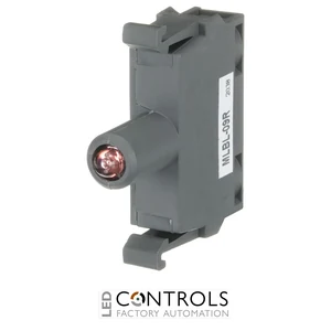 1SFA611621R1091 ABB MLBL-09R 415 V Red LED Lamp Block - image 2