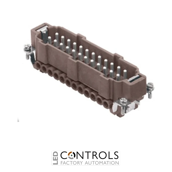 CNEM24RY Ilme Male insert 24 pole and earth 16 amp screw