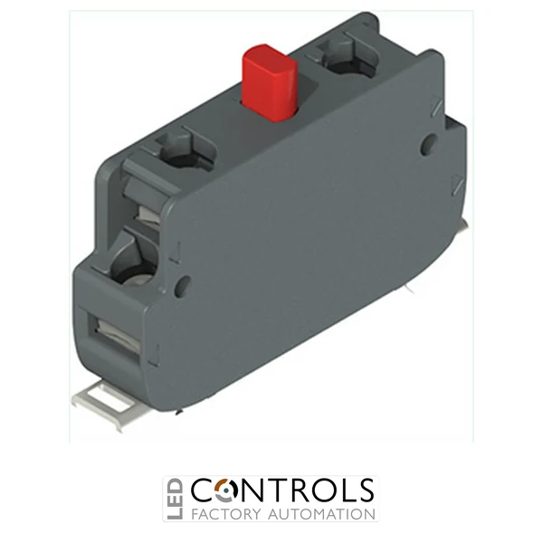 E2 CF02G2V1 Pizzato Double contact block, base fixing, 2NC slow action