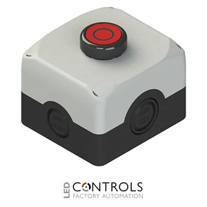 ES AC31002 Pizzato Complete unit with enclosure, flush pushbutton and contacts