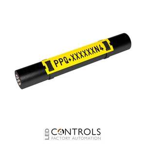 PPQ+10060DN4 Partex PPQ cable-tie marker, 10 x 60mm, Yellow, pack 330 markers / 20m roll