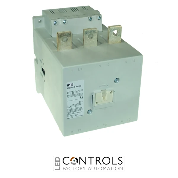 MC210-S-0024 IMO Contactor 3 Pole Open 110kW 210A AC3, 24VAC/DC Coil