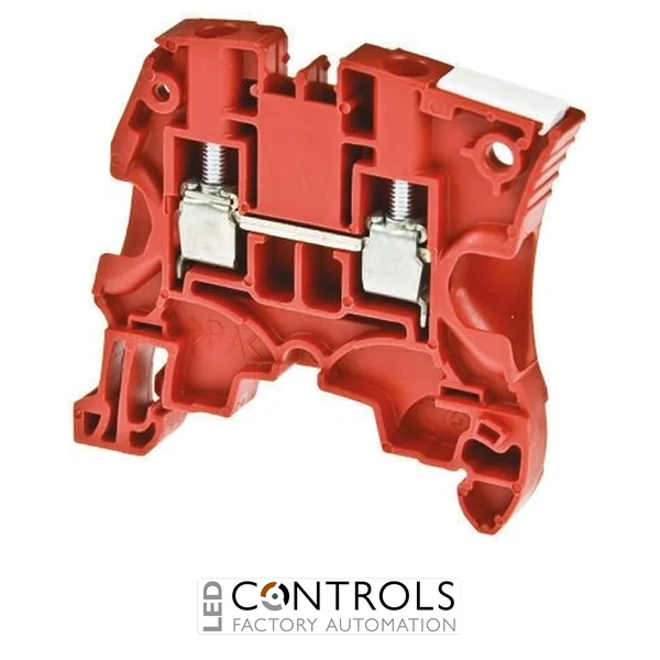 ZS4-RD - 4mm SCREW TERMINAL RED