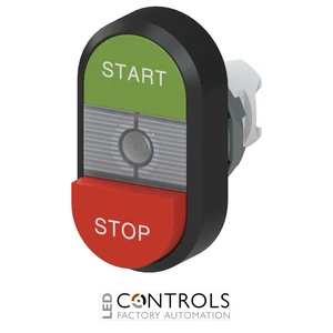 1SFA611144R1108 ABB MPD15-11C Double Pushbutton START STOP with Clear Indicator - image 2