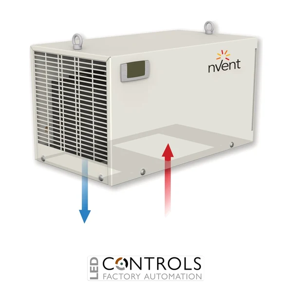 DEK04BTU9 nVent Hoffman Roof Mount Air Conditioner, 410 W, 230 V, 260x259x481 Stainless Steel, UL