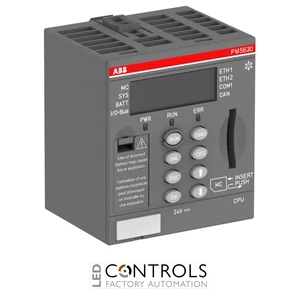 ABB PM5630-2ETH-XC, AC500, CPU, 8MB, 24VDC, ETH