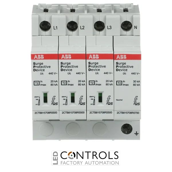 2CTB815708R4900 ABB OVR T2 3N 80-440s P QS Surge Protective Device