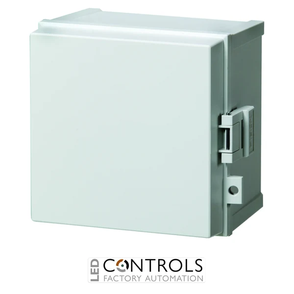 8113020 Fibox CAB PC 151511 T Cabinet, Polycarbonate, Smoked transparent door Latch on the short side