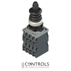 E2 AC-DXBC2629 Pizzato Complete unit with joystick, fixing adapter and contacts
