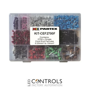 KIT-CEF2700-F Partex single insulated cord end ferrule