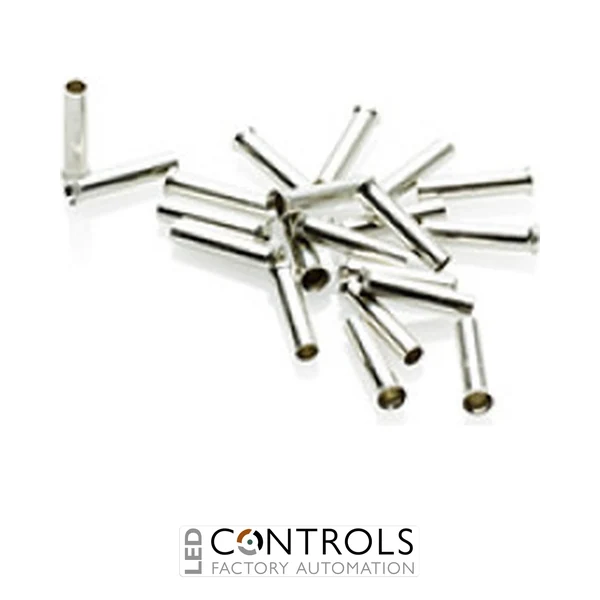 UCEF1510 Partex uninsulated cord end ferrule, 1.5mm², 10mm barrel
