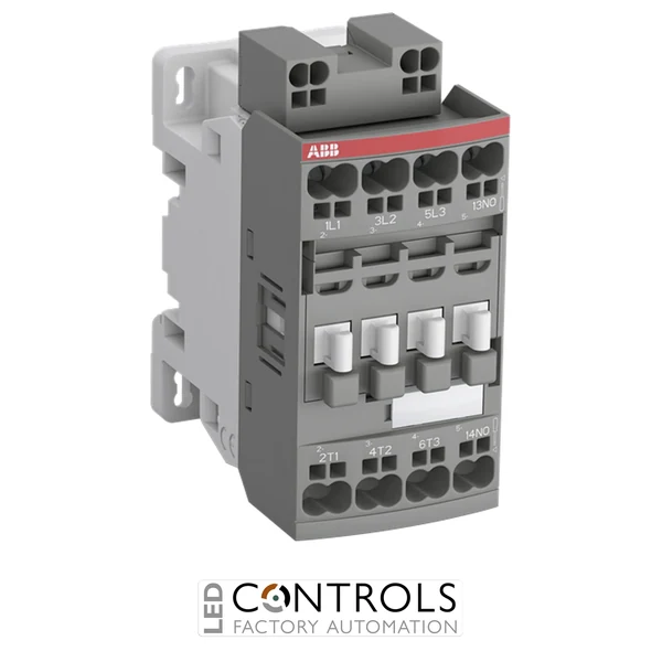 1SBL136005R2001 ABB AF09Z-30-01K-20 - AF09Z 9A 3 Pole AF Series Contactor 1NC Auxiliary Contact Push-in spring terminals
