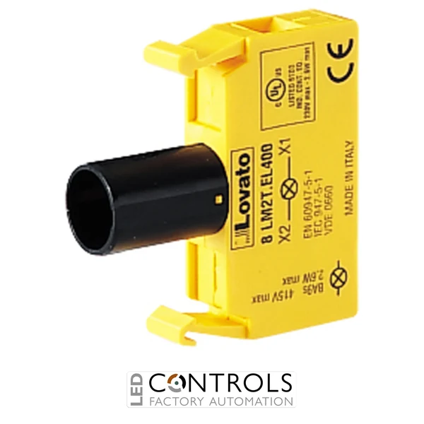 8LM2TEL400 - LAMPHOLDER DIRECT SUPPLY UP TO 400V W/O
