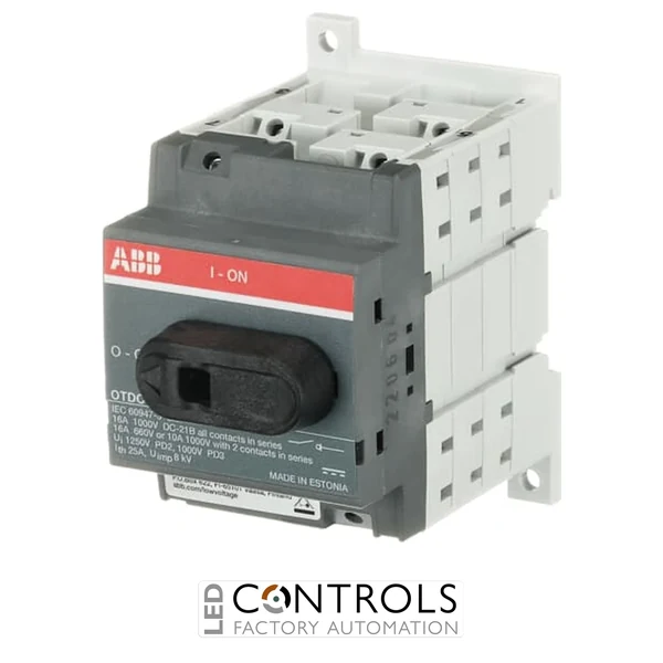 1SCA121461R1001 ABB OTDC16F4 4 Pole 1000VDC  25A Switch Disconnector