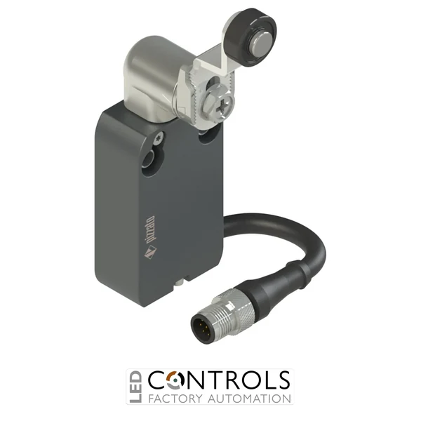 NF B112KD-DM0.2 Pizzato Modular prewired switch with adjustable shaped metal revolving lever diam. 14 roller