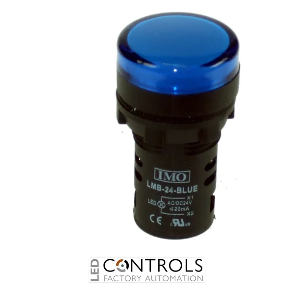 LMB-110-BLUE IMO LED Pilot Light 110VAC Blue IP65