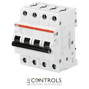 ABB S204M-C1UC MCB - 4P - C Curve - 1A - 10kA - AC/DC