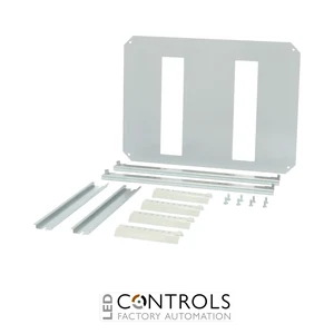 8120764 Fibox DRS ARCA 403015 DIN rail frame set 2 rows x 11 modules, for size 400x300x150